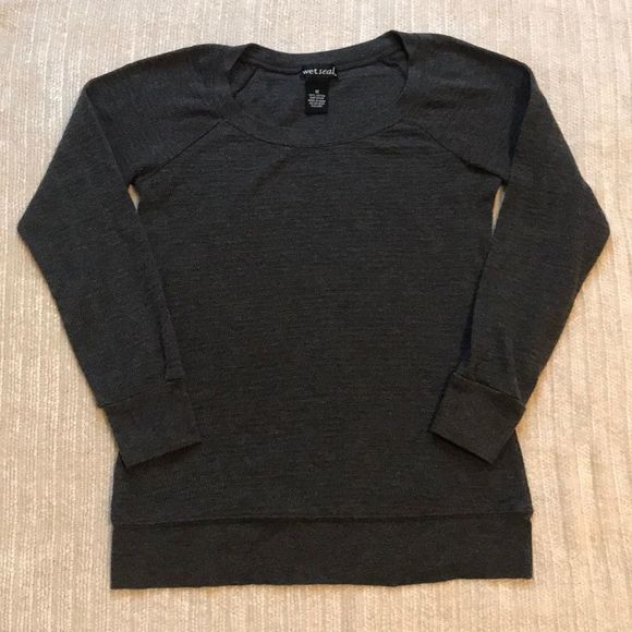 Wet Seal grey thermal SZ Medium - Picture 1 of 2